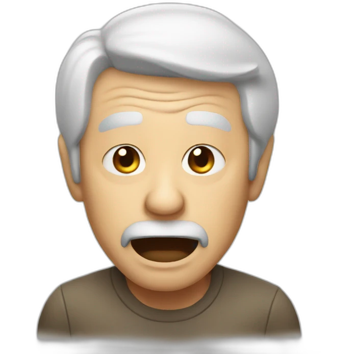 old man yells at segment emoji