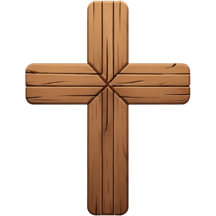 a cross emoji