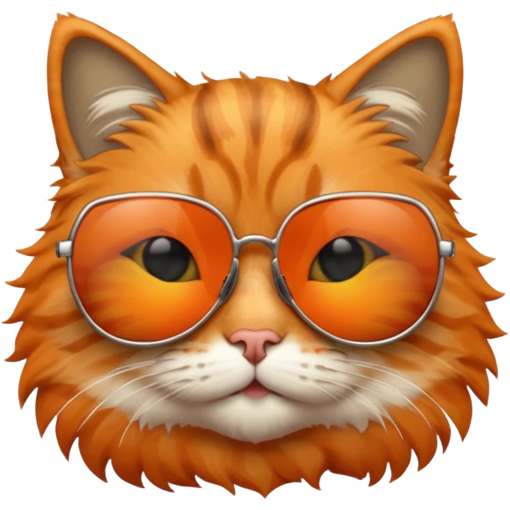 Cat wearing sunglasses emoji