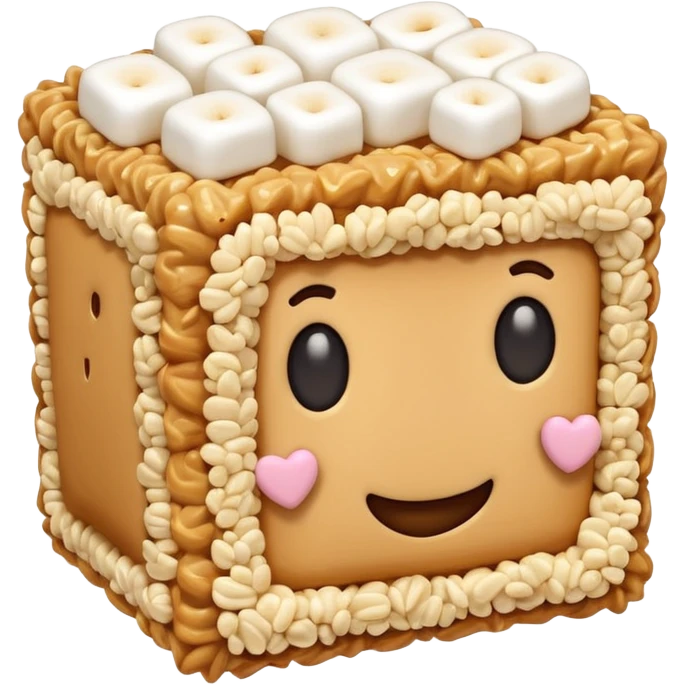 Rice krispy treat. emoji