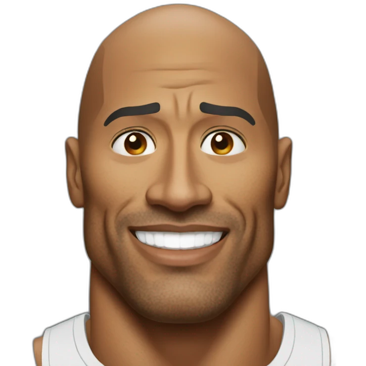 Dwayne Johnson emoji
