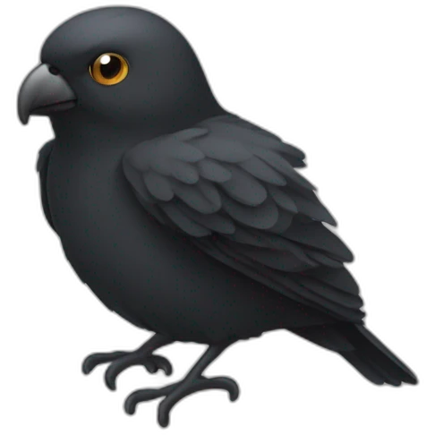 Écureuil noir emoji