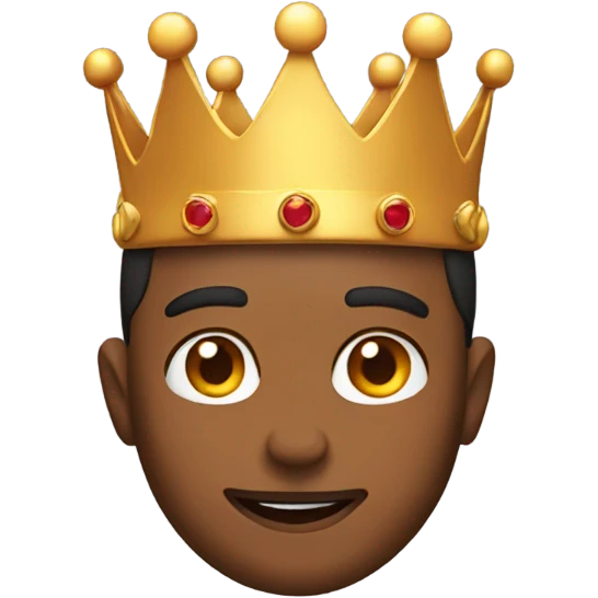 Guy with crown emoji