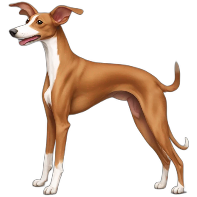 podenco andaluz marron saltando emoji