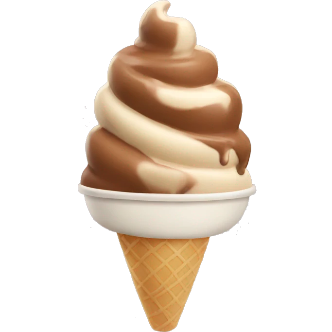 mixing ice cream emoji