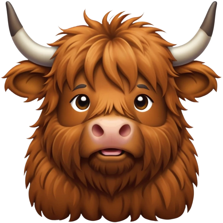 Highland cow emoji