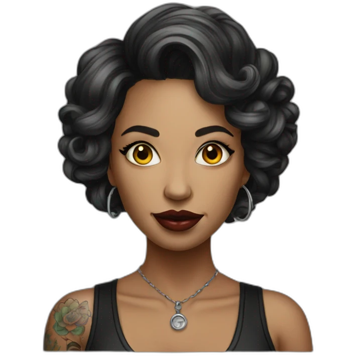 tattoo women artist emoji