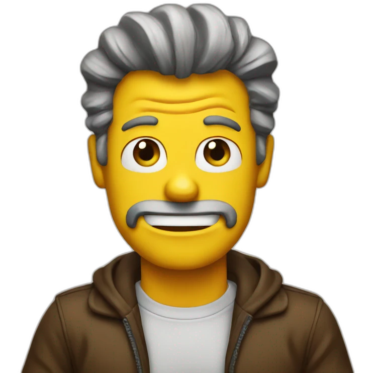 Bart drink coffee emoji