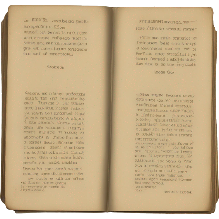 vintage pamphlets emoji