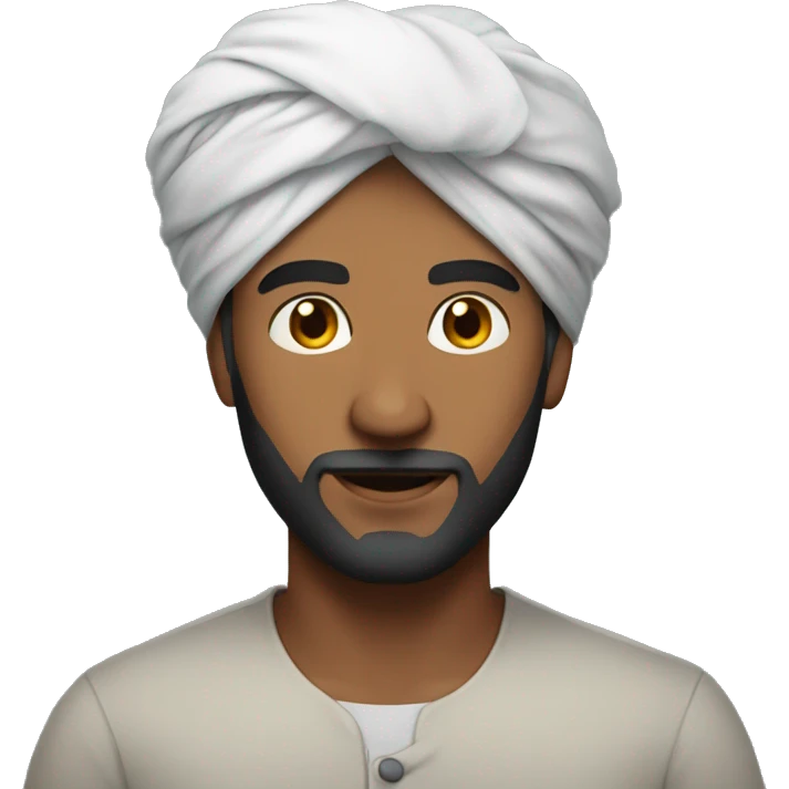 A turban guy with attractive look emoji