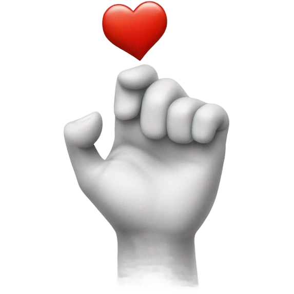  emoji-style hand making the "chef's kiss" gesture, with a small heart near the fingertips emoji