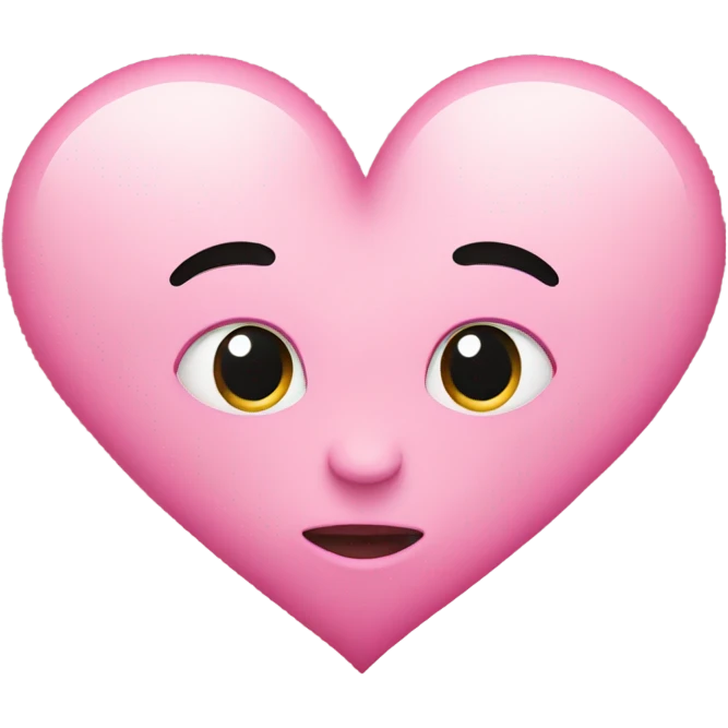 Pink heart emoji