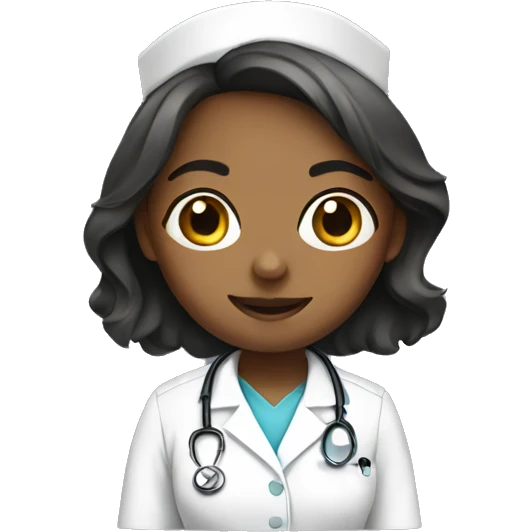 Girl nurse emoji