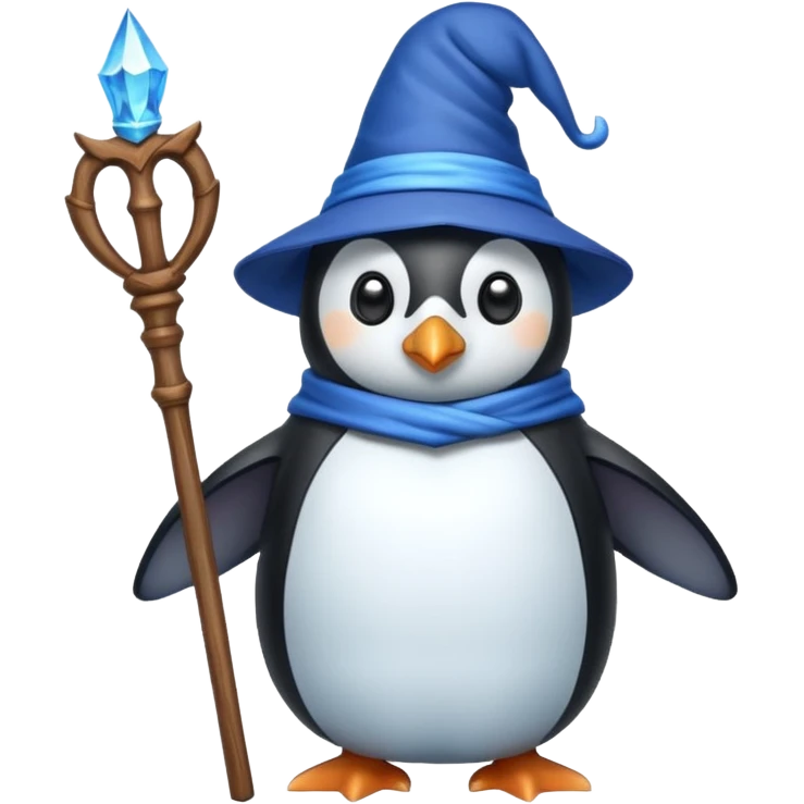 Penguin Wizard emoji