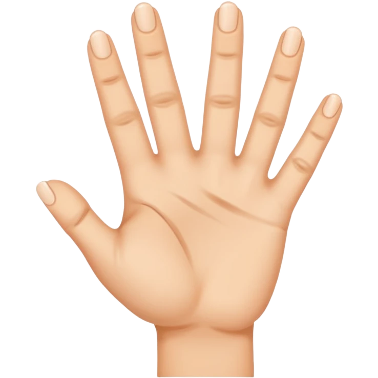 Hand with 15 fingers  emoji
