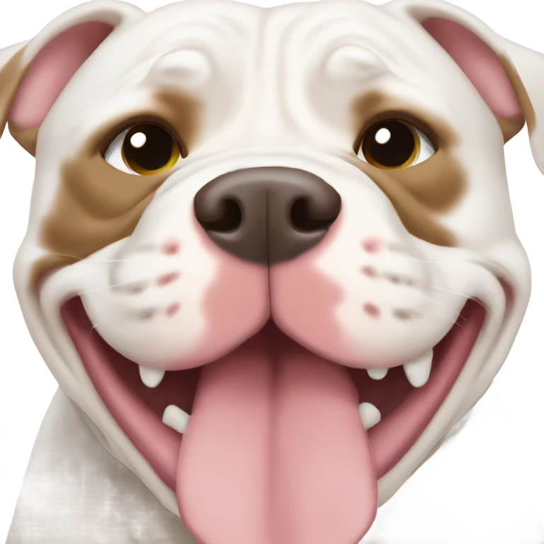 Pit bull clapping paws emoji