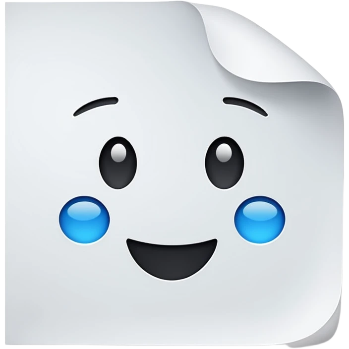 Paper emoji