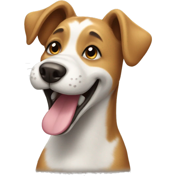 Dog, smile emoji