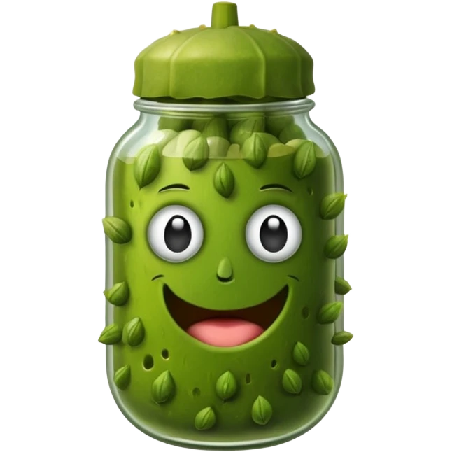 pickle smoking weed emoji