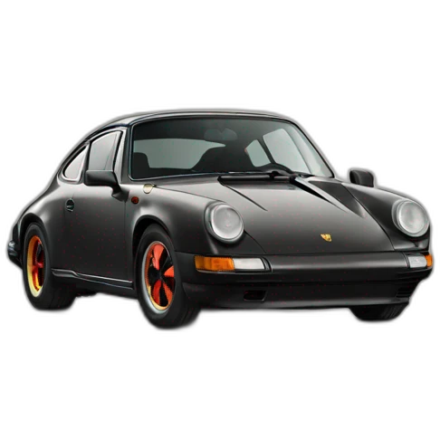 porsche logo, front view emoji