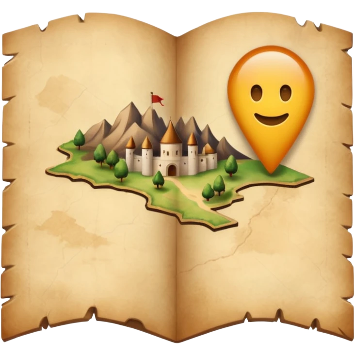 a map  emoji