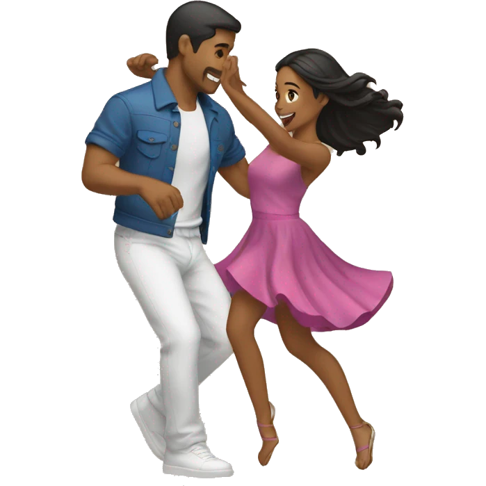 Guy ang girl dancing  emoji