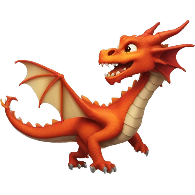 dragon breathing fire emoji