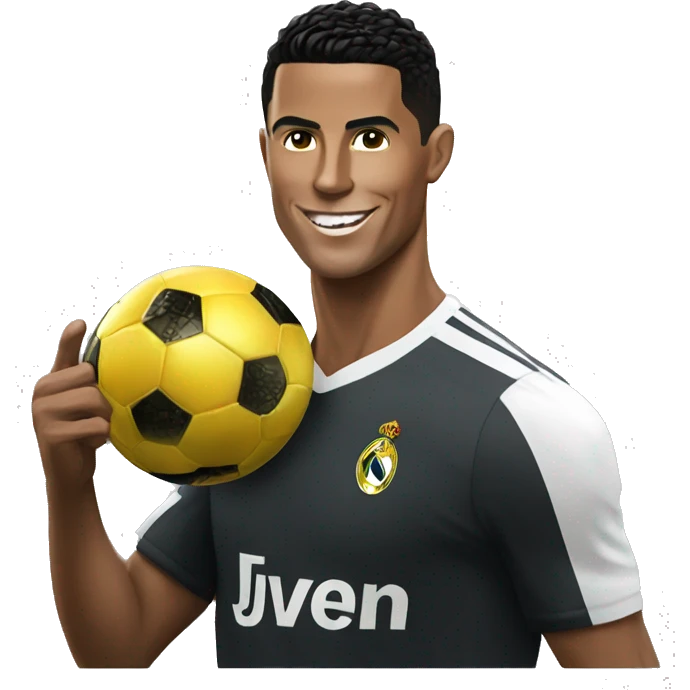black cristiano ronaldo emoji
