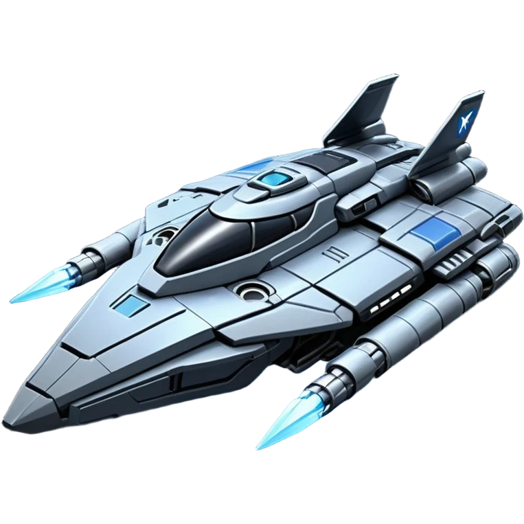 crea un emoji de la nave starlancer tac de star citizen emoji