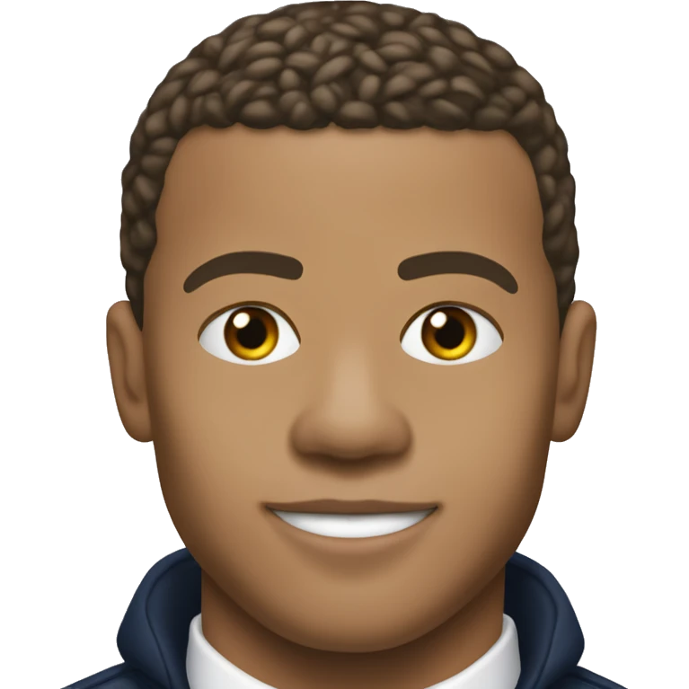 Mbappé à côté de Macron emoji
