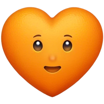 orange heart emoji