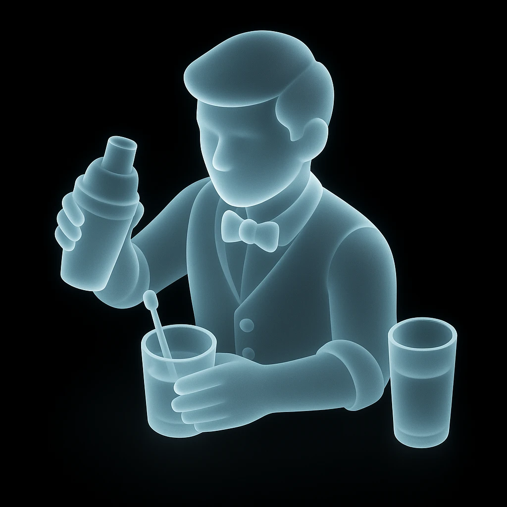bartender mixing drinks emoji