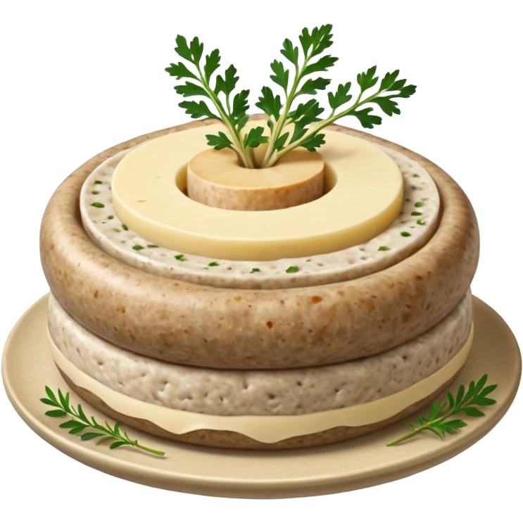 White pudding with parsnip emoji