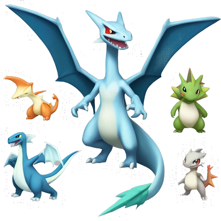  Latios-Silvally-Flygon-Charizard-Fakémon Full Body emoji