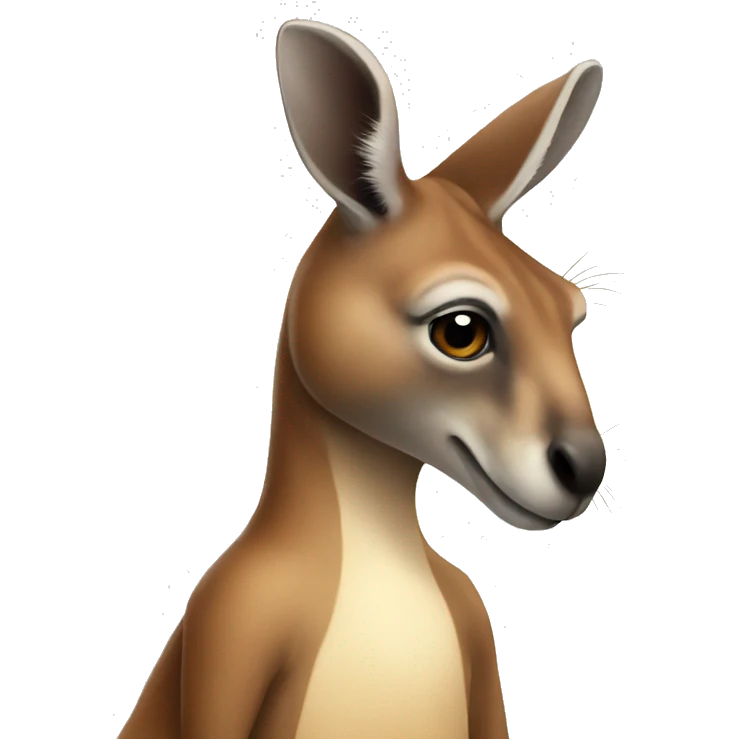 A kangaroo  emoji