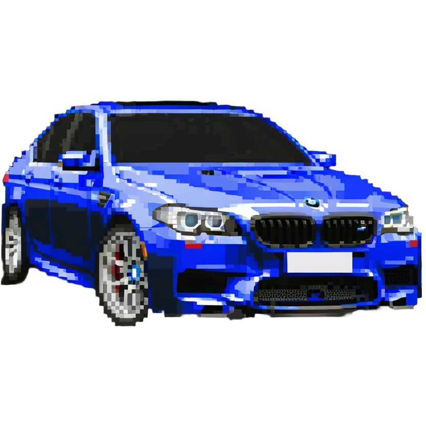BMW M5 performance sedan emoji