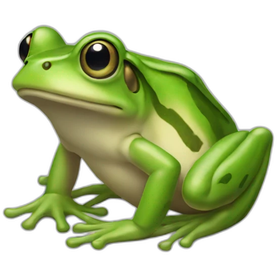 Grenouille choqué emoji
