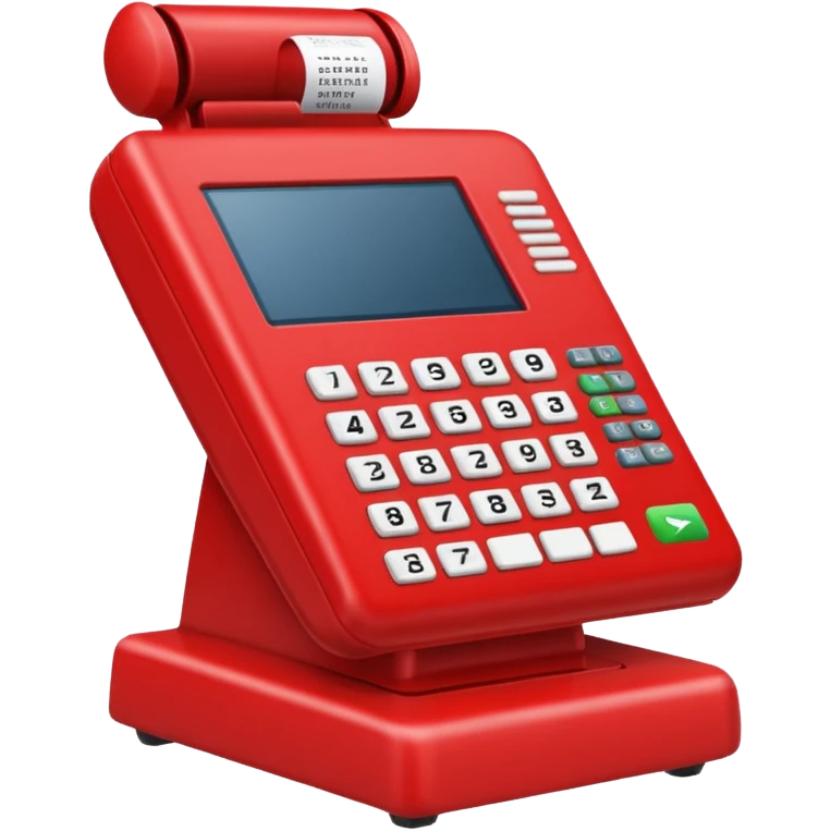 red pos terminal emoji