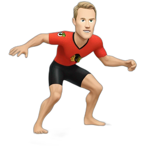 Jonathan Toews as surfer emoji