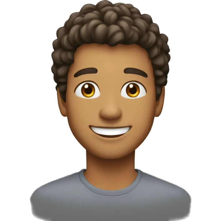 happy young man emoji