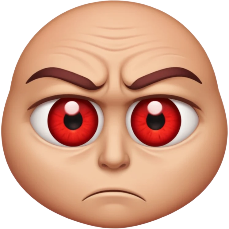 Angry Only single eye no body emoji