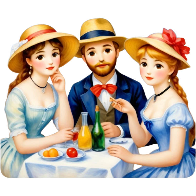 Renoir painting emoji