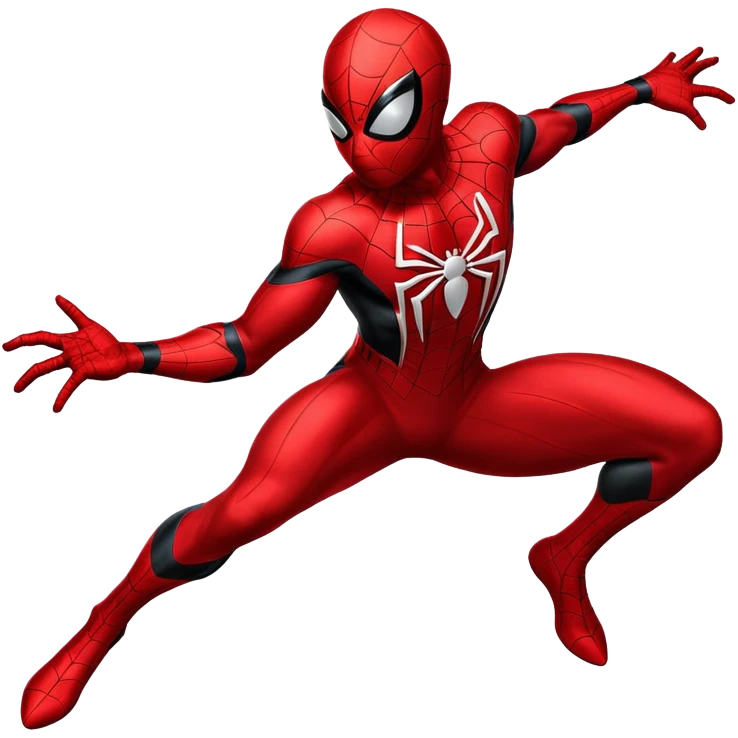 black spider-man emoji