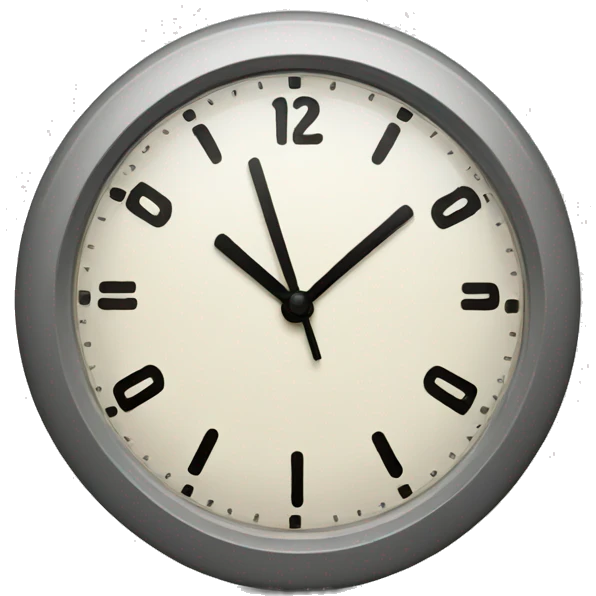 little Clock emoji