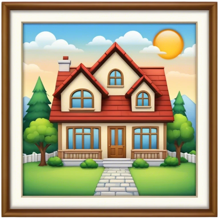 House photorealistic  emoji