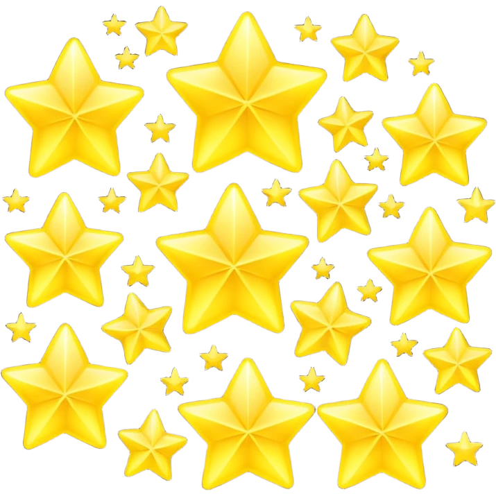 Yellow stars  emoji