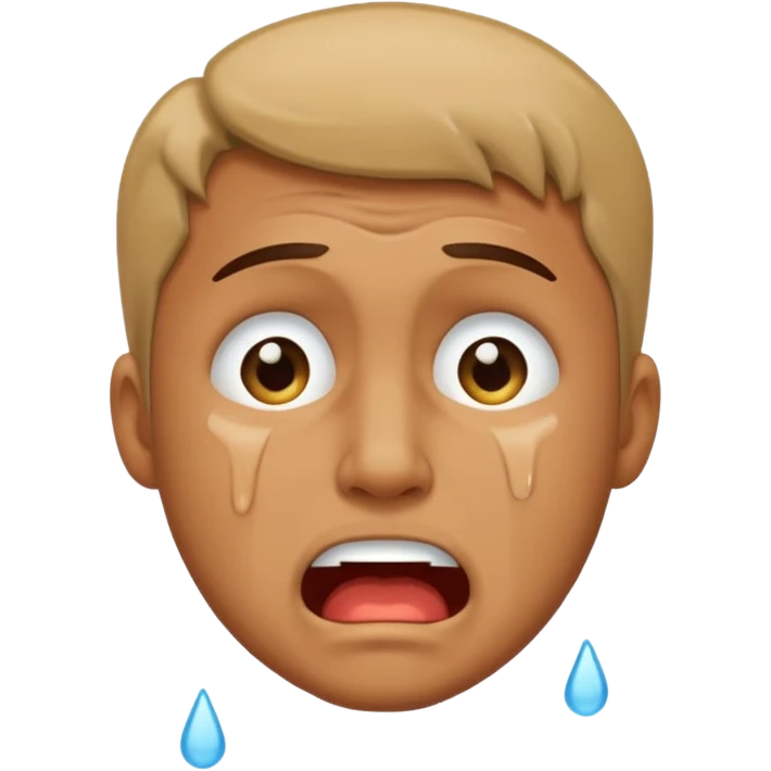 A man crying and mewing 🧏‍♂️ emoji