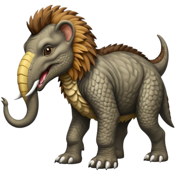 Utahraptor + Dog + Elephant = emoji