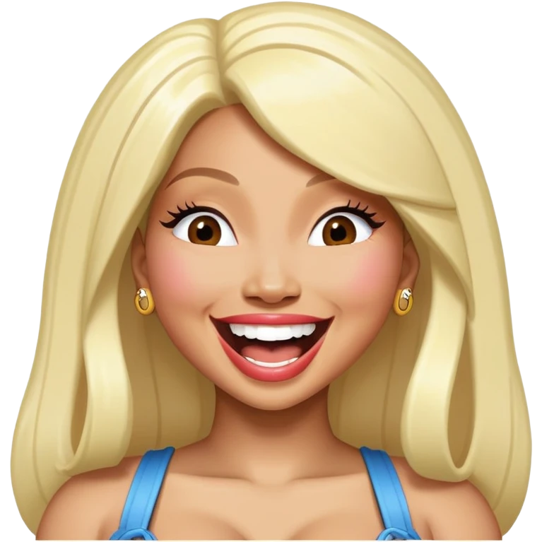 Nicki Minaj laughing  emoji