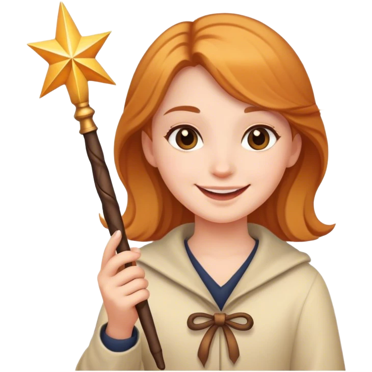 Girl with wand emoji